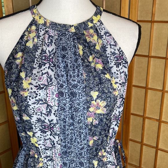 Loft Dress Floral Halter Style Dress - Picture 2 of 12